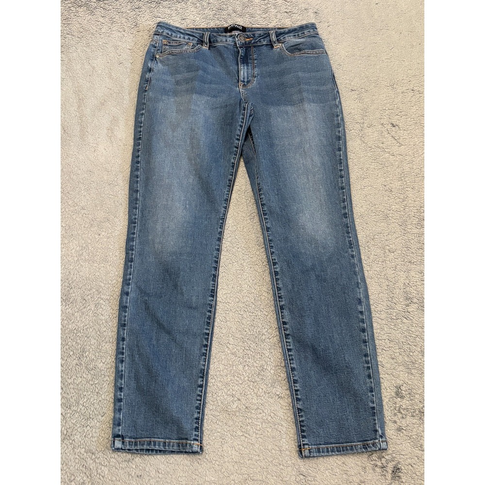 Buffalo David Bitton Jeans 8/29 Pursuit Mid Rise Super Soft Skinny Medium Wash